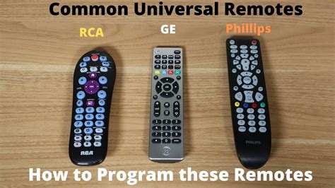 How to Program a Universal Remote Control .